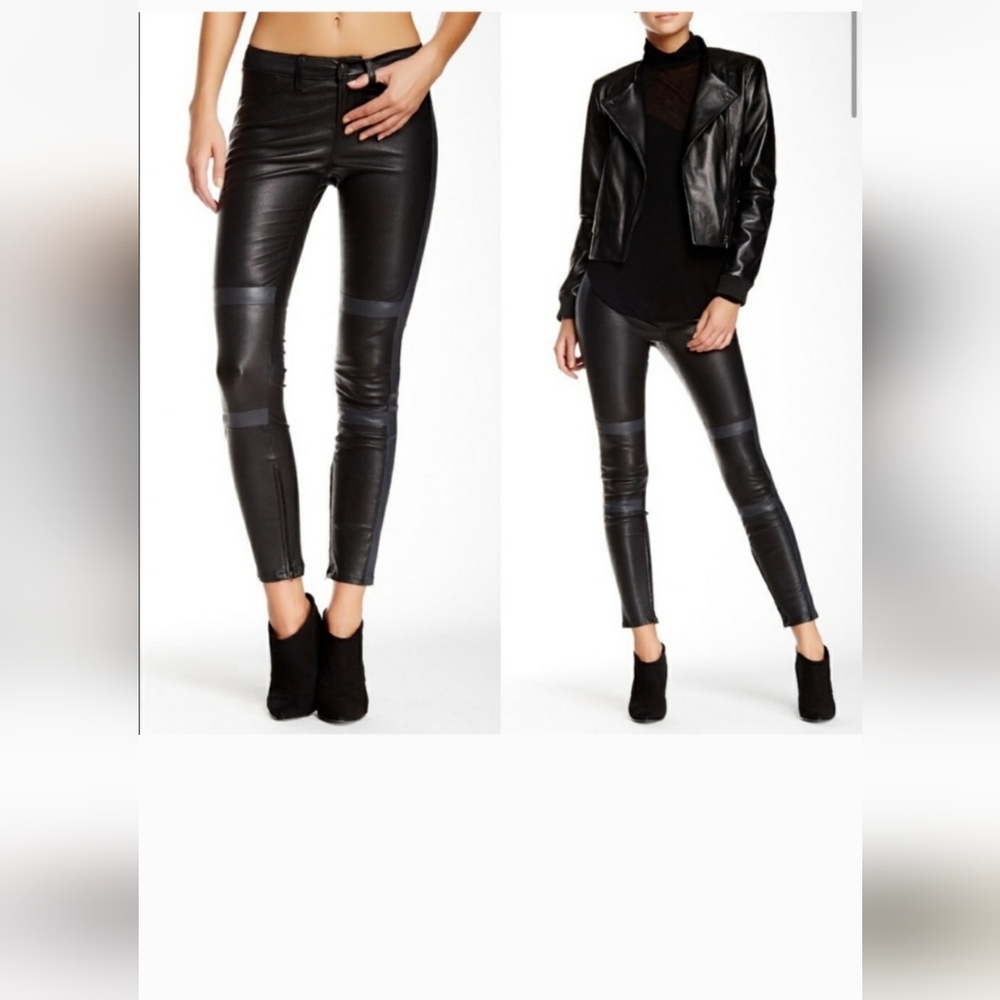 NWT J Brand Irina Leather Pants Size 27